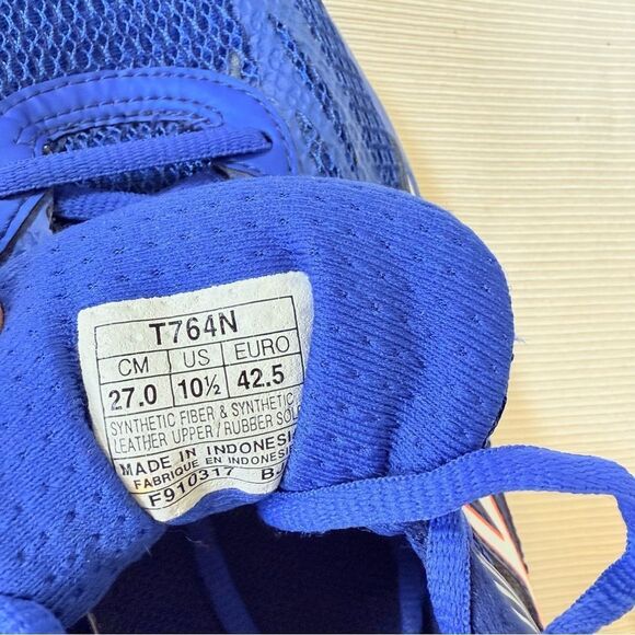 Asics Womens Gel Flux 4 Running Shoes Sneakers Jogging Gym Walk Blue Used 10.5 - Picture 4 of 5